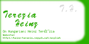 terezia heinz business card